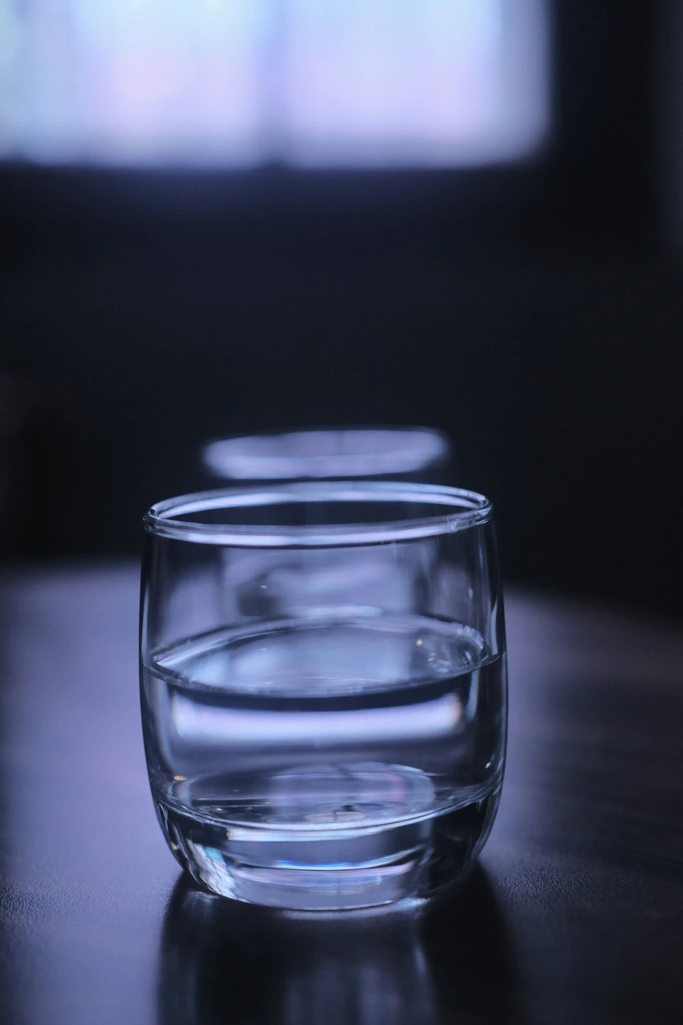 Ett glas vatten. Illustrationsbild.