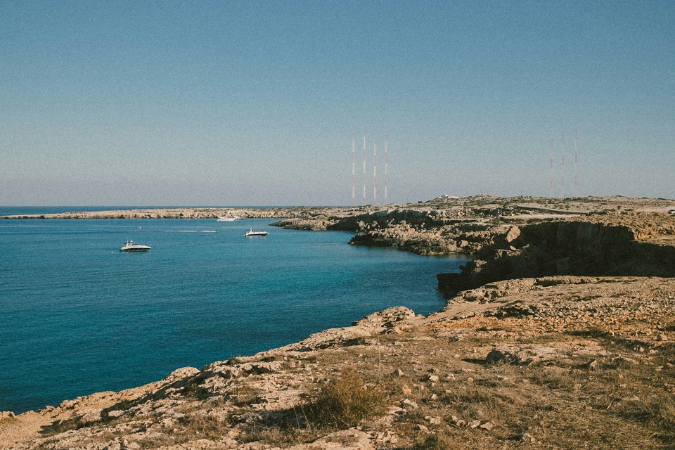 Kustlandskap vid Cape Greco