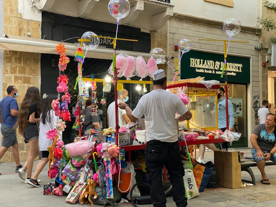 Butik med souvenirer i Nicosia